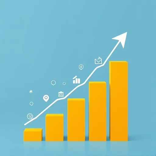 توضیحات تصویر: “تصویری از یک نمودار صعودی که نشان‌دهنده تاثیر مثبت تحلیل رویدادها بر رشد و موفقیت کسب‌وکار است.”