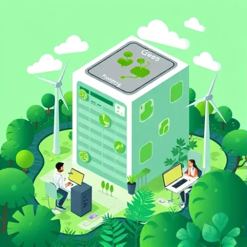 یک شرکت هاستینگ سبز