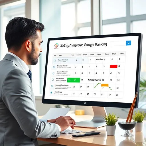 برنامه ۳۰ روزه بهبود رتبه گوگل با جدول روزشمار